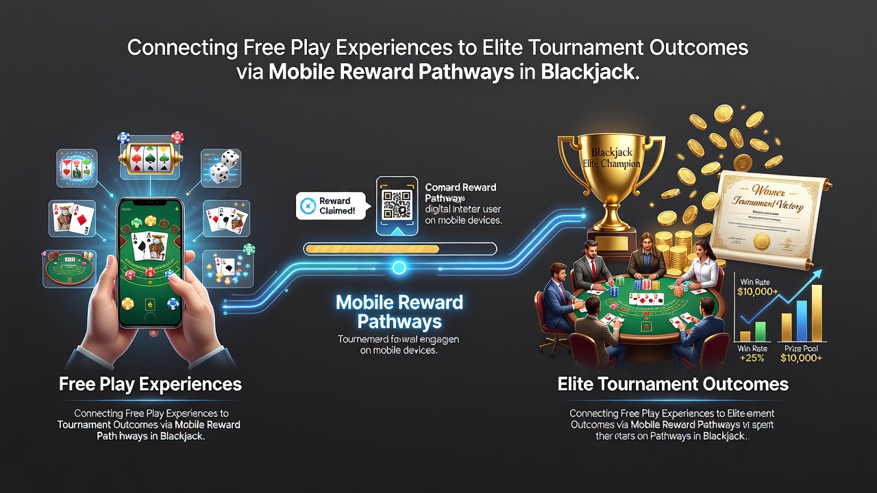 Turnierleaderboard in einer mobilen Blackjack-App mit Belohnungsfortschritt