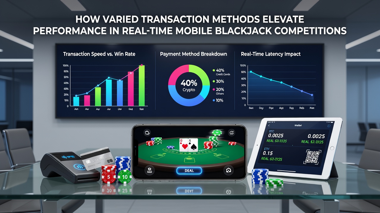 Mobile Blackjack-Schnittstelle mit verschiedenen Zahlungsoptionen